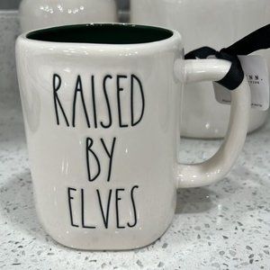 *SALE* New Rae Dunn Buddy the Elf RAISED BY ELVES Coffee Mug 202